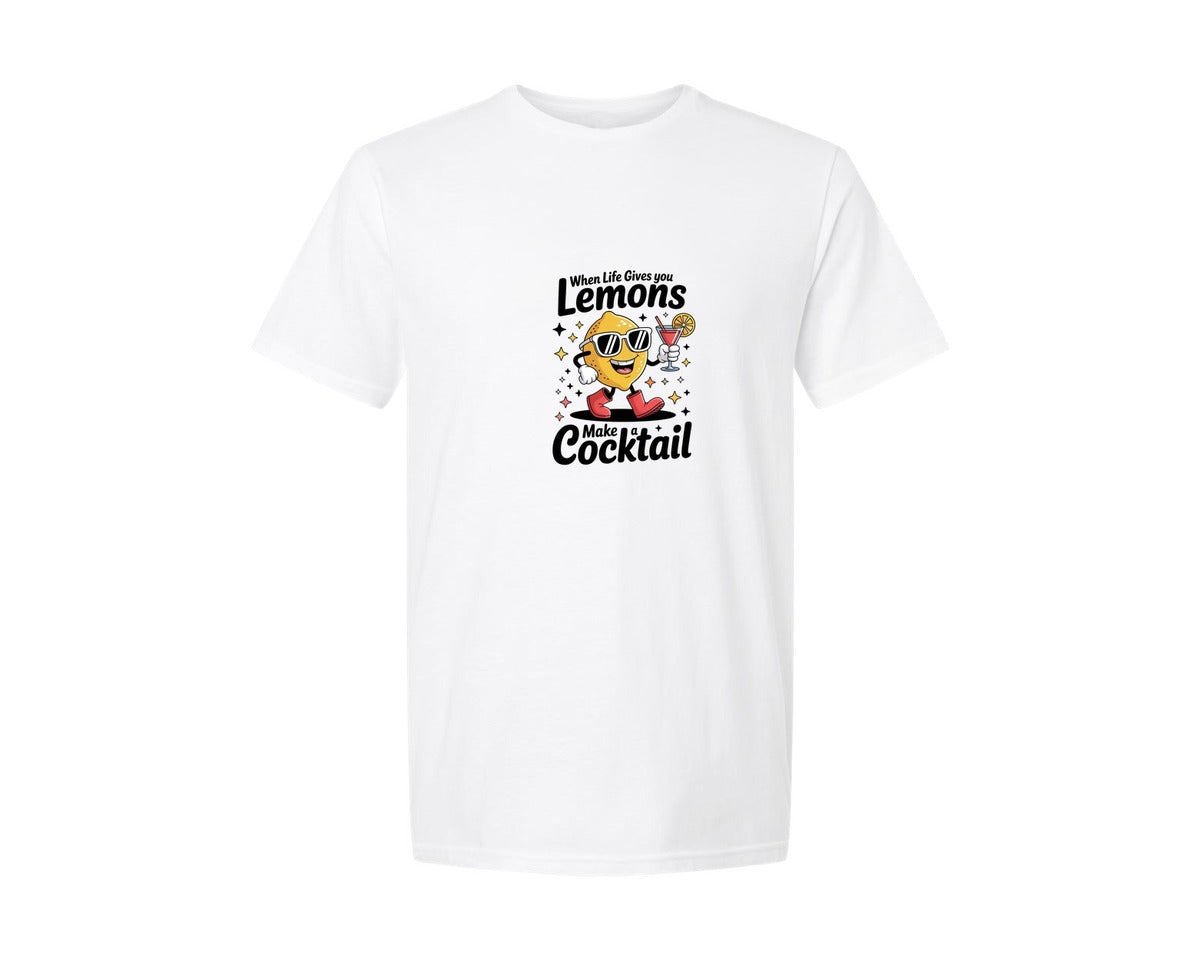 brand:Generic|color:White|Funny Lemon Sarcastic Sassy Adult 19 Graphic T-Shirt