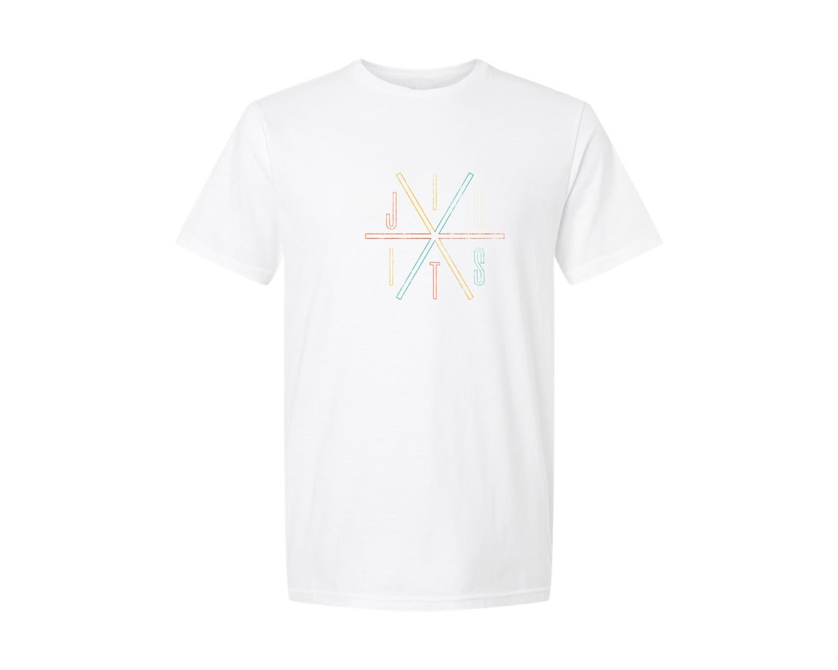 brand:Generic|color:White|Retro Brazilian Jiu Jitsu Graphic T-Shirt