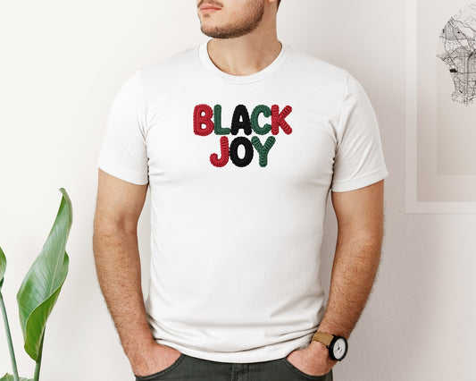 Black Joy Juneteenth Crochet Graphic T-Shirt