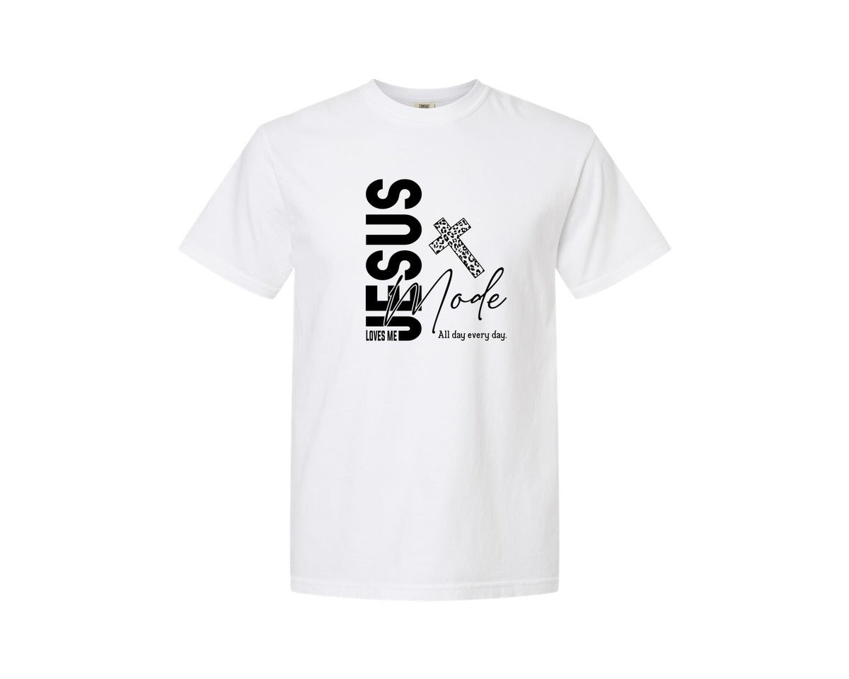 brand:Comfort Colors|color:White|Jesus Loves Me Love Like Jesus Graphic T-Shirt
