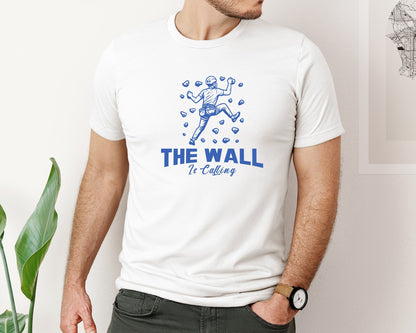 brand:Bella Canvas|color:White|Rock Climbing Vector T Shirt Design Graphic T-Shirt