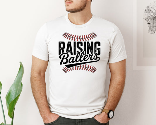 Raising Ballers Baseball Graphic T-Shirt