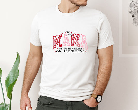 Valentine Mama Coquette Mama Graphic T-Shirt