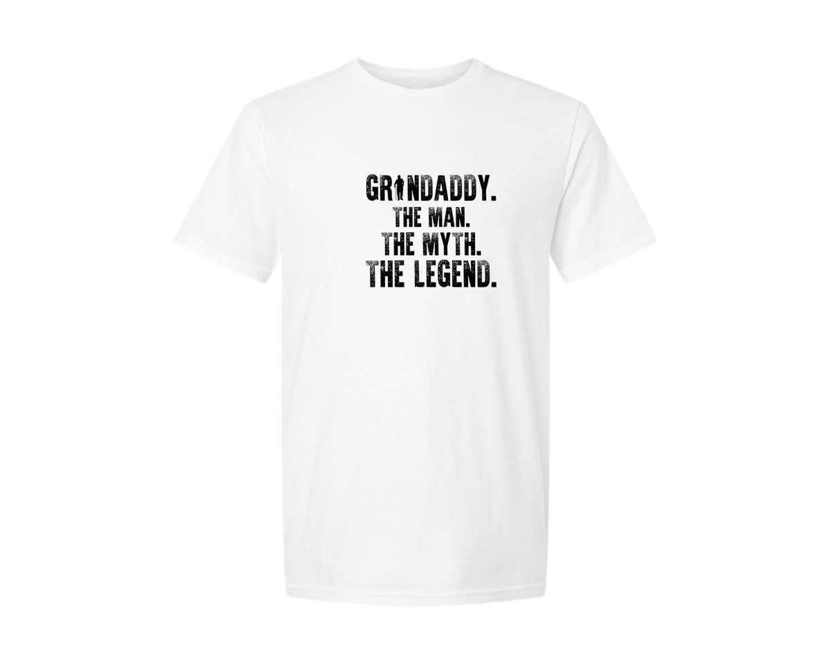 brand:Generic|color:White|Grandpa Grandaddy T Shirt Design Graphic T-Shirt