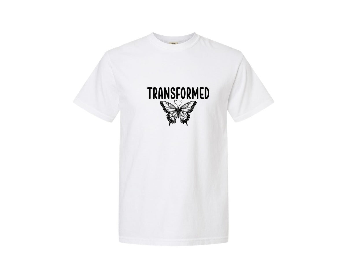 brand:Comfort Colors|color:White|Boho Christian Sleeve Design Graphic T-Shirt