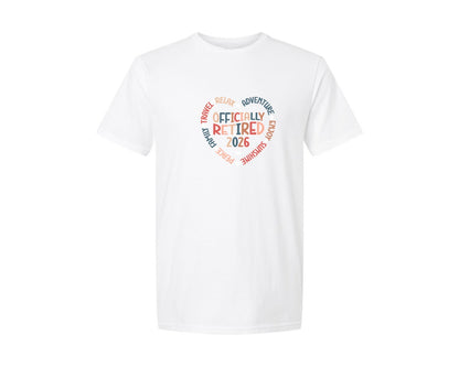 brand:Generic|color:White|Retirement 2026 T Shirt Design Graphic T-Shirt