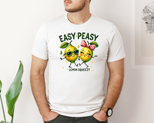 Funny Summer Lemon Squeezy Sarcastic 4 Graphic T-Shirt