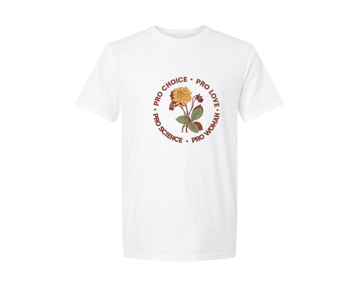 brand:Generic|color:White|Pro Choice Pro Woman Graphic T-Shirt