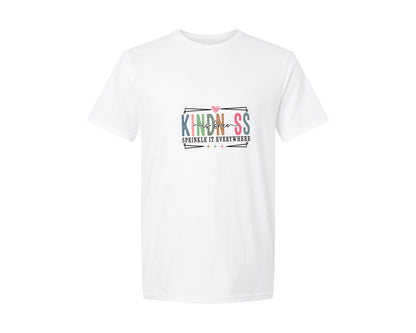 brand:Generic|color:White|Kindness Is Free Motivational 2 Graphic T-Shirt