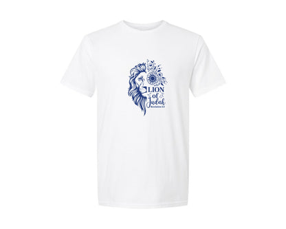 brand:Generic|color:White|Lion Of Judah Christian Quote Bible 2 Graphic T-Shirt