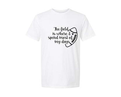 brand:Generic|color:White|Football Mom 103 Graphic T-Shirt