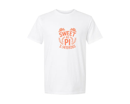 brand:Generic|color:White|Sweet As Pi Cute Pi Day Shirt Graphic T-Shirt