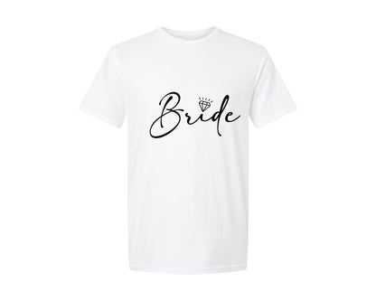 brand:Generic|color:White|Bride Wedding Bridal Party 2 Graphic T-Shirt