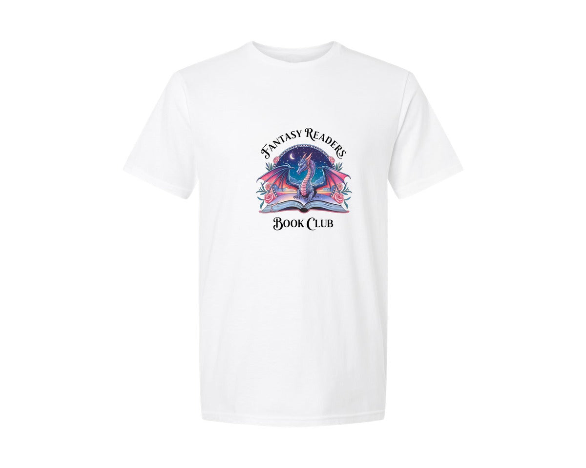 brand:Generic|color:White|Fantasy Readers Book Club Book Read 2 Graphic T-Shirt