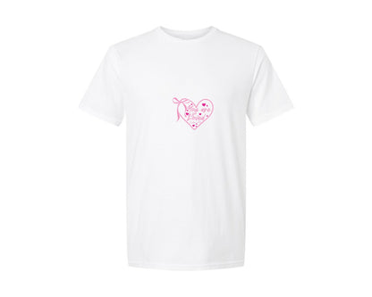 brand:Generic|color:White|Coquette Bow You Are So Loved 4 Graphic T-Shirt