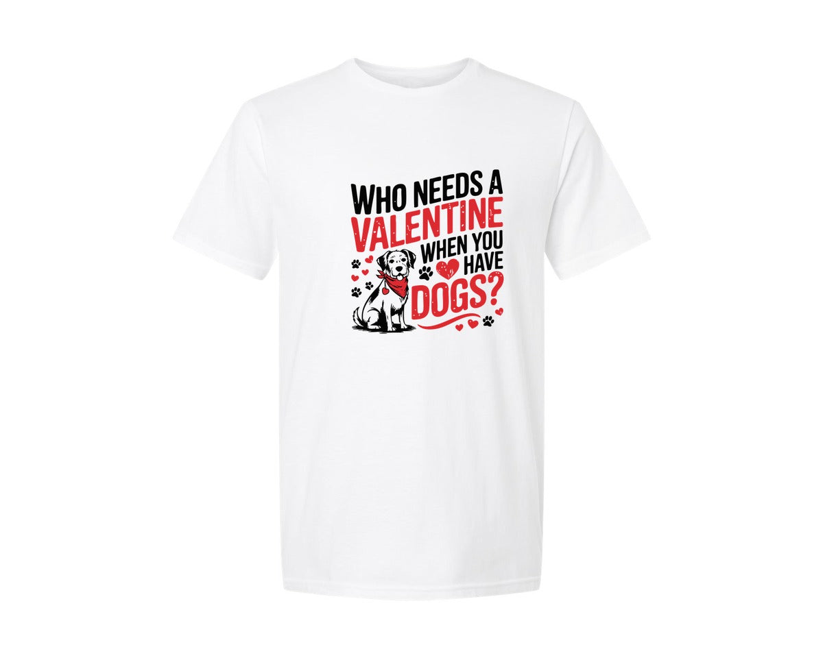 brand:Generic|color:White|Valentine Dog Hearts And Paw Pet 2 Graphic T-Shirt