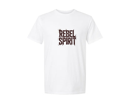 brand:Generic|color:White|Rebel Spirit Bold Attitude Mens T Shirt Graphic T-Shirt