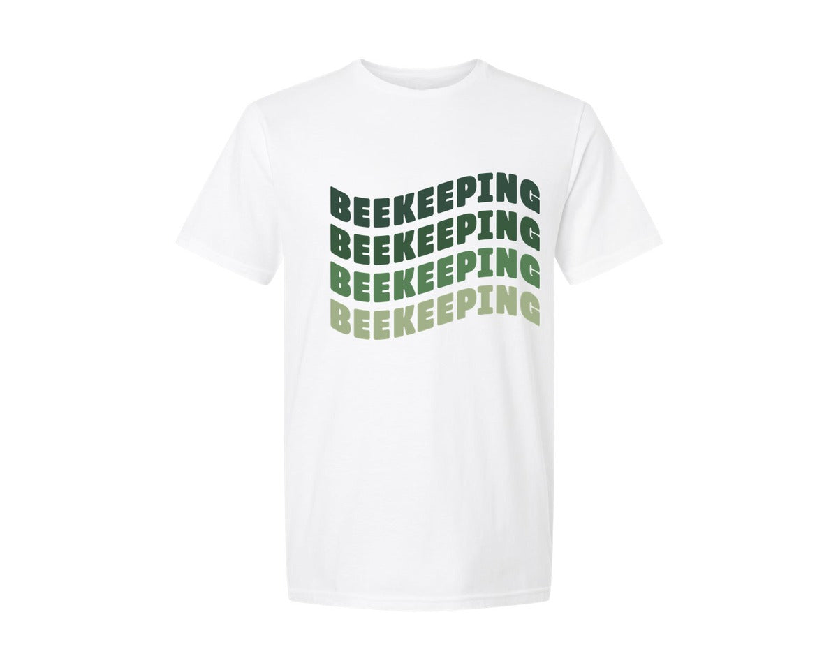 brand:Generic|color:White|Retro Beekeeping T Shirt Design Graphic T-Shirt