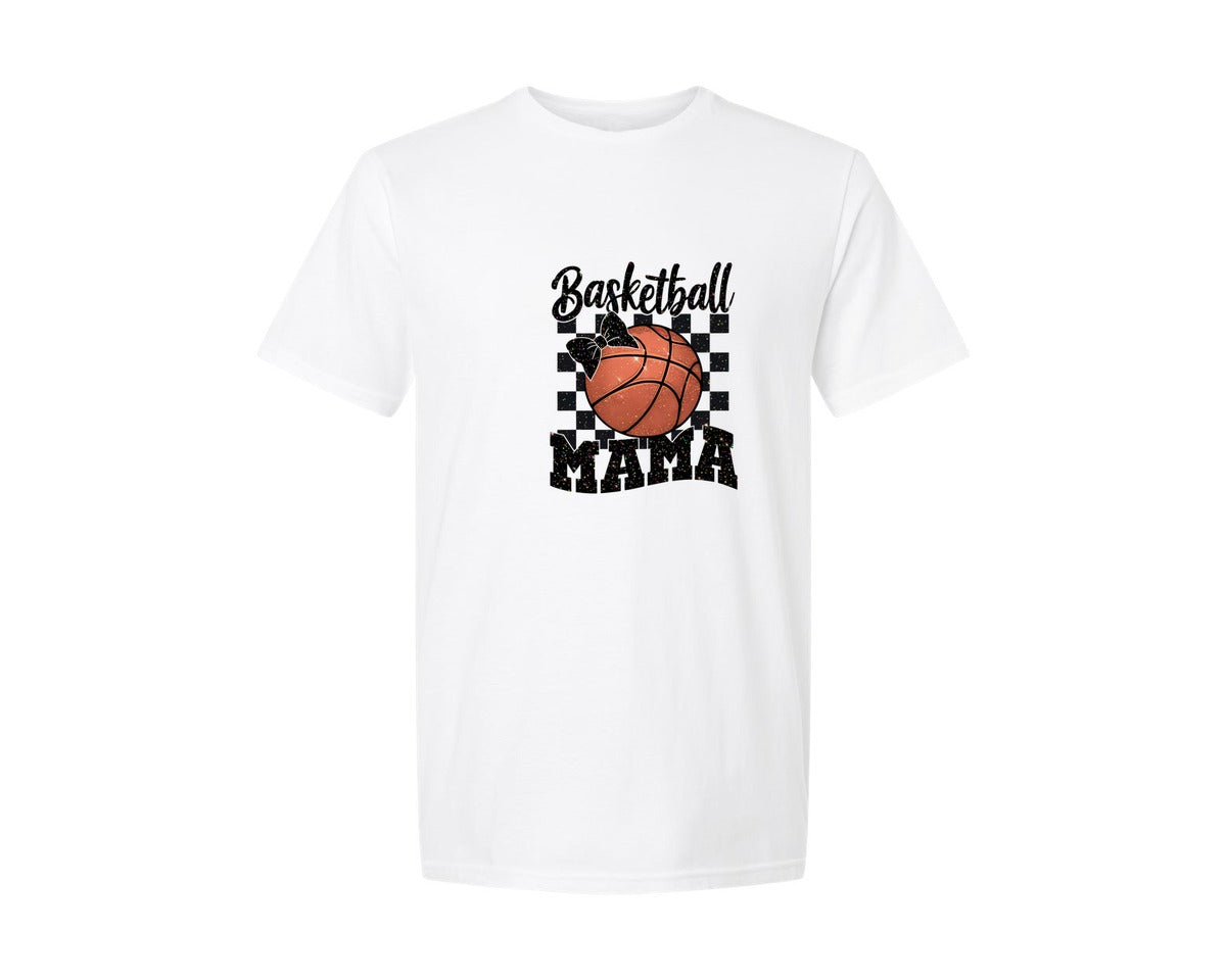 brand:Generic|color:White|Mama Lightning Bolt Design 2 Graphic T-Shirt
