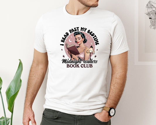 Late Night Reader Book Club 3 Graphic T-Shirt