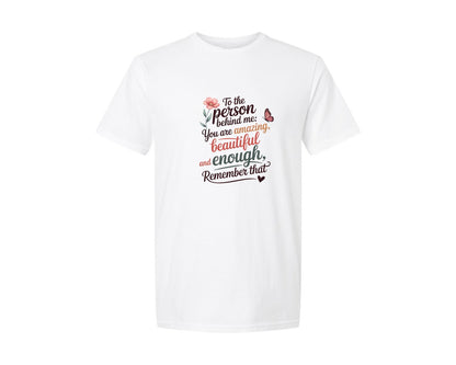 brand:Generic|color:White|Always You Matter Dear Person Graphic T-Shirt