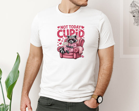 Sarcastic Raccoon Valentines Graphic T-Shirt