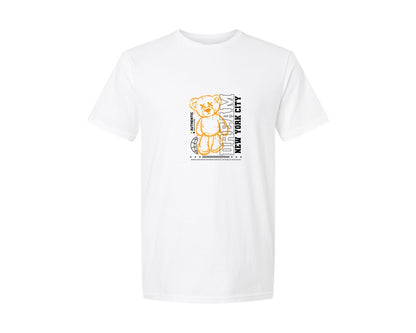 brand:Generic|color:White|Graffiti Bear Doll Urban T Shirt Design 2 Graphic T-Shirt