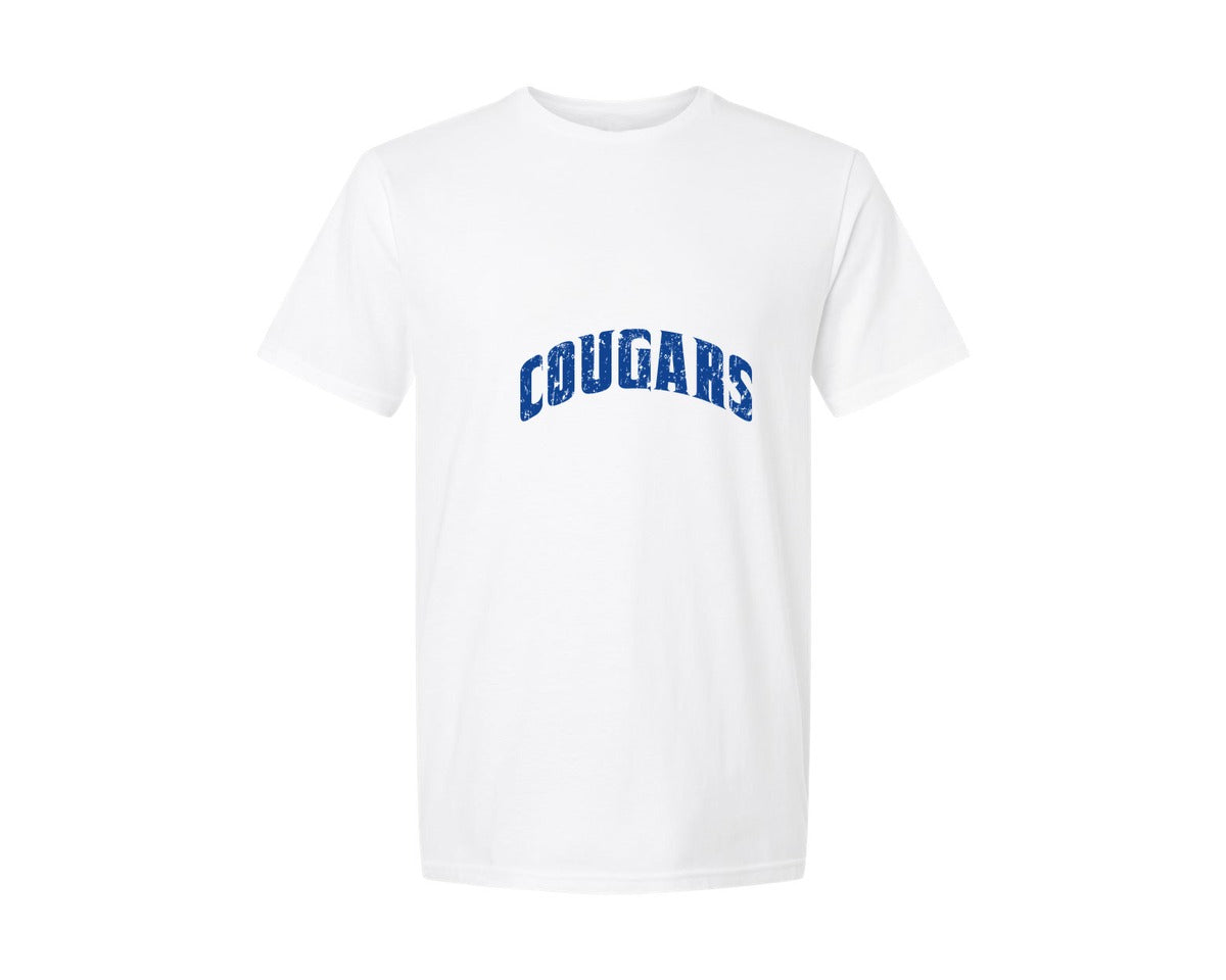 brand:Generic|color:White|Cougar Vector 3 Styles Graphic T-Shirt
