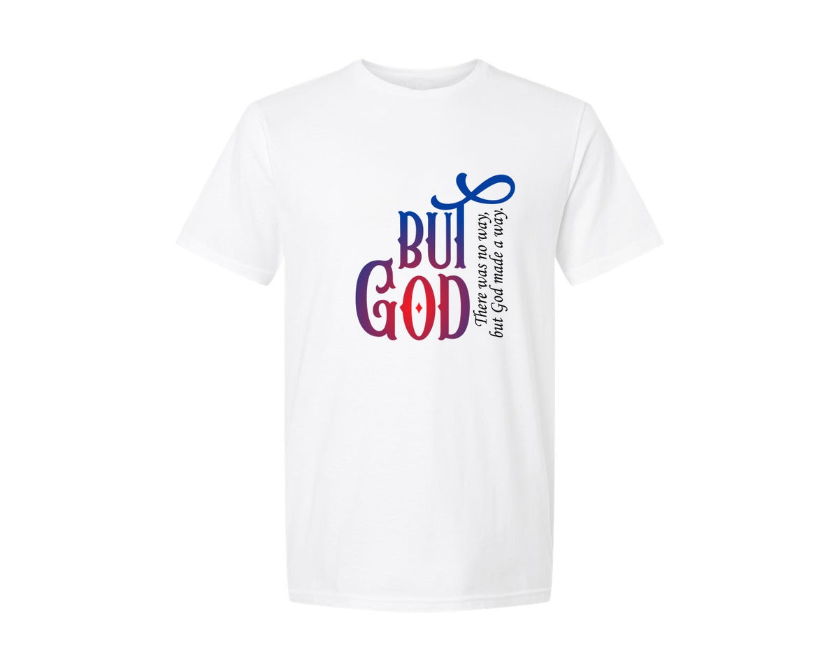 brand:Generic|color:White|But God Faith Armor Of God Graphic T-Shirt