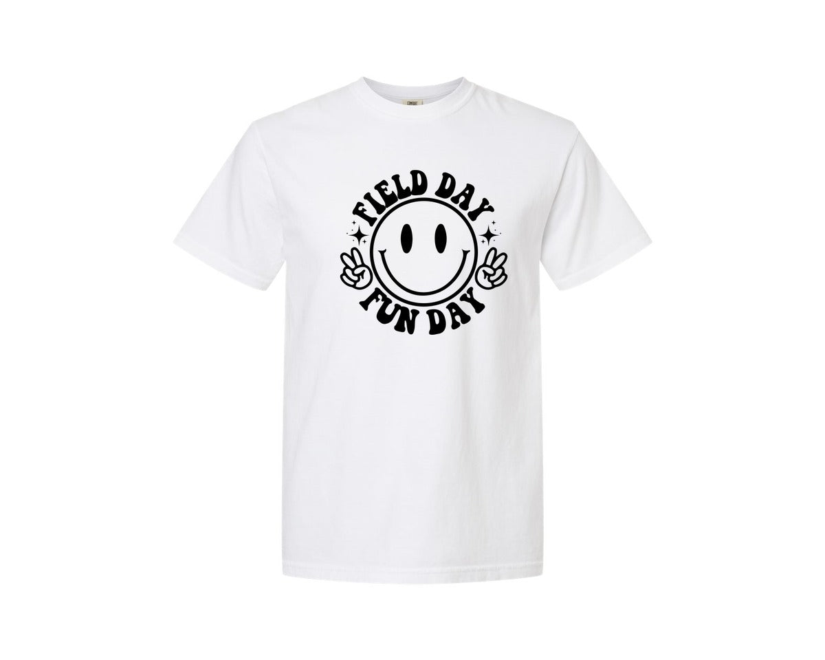 brand:Comfort Colors|color:White|Field Day Fun Day Field Day Graphic T-Shirt