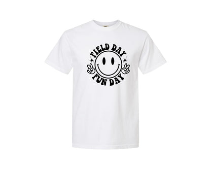 brand:Comfort Colors|color:White|Field Day Fun Day Field Day Graphic T-Shirt