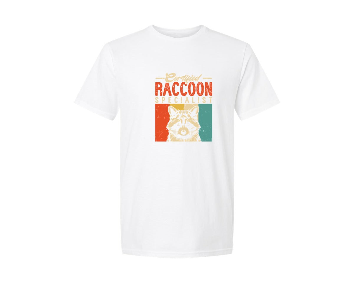 brand:Generic|color:White|Raccoon Meme T Shirt 2 Graphic T-Shirt