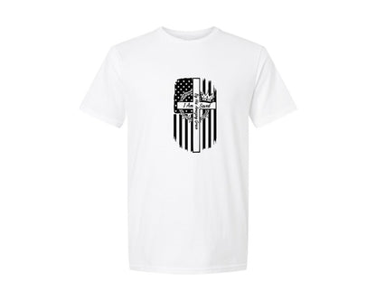 brand:Generic|color:White|I Am Saved By His Amazing Grace Graphic T-Shirt