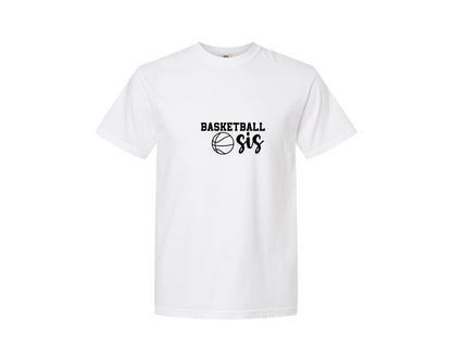 brand:Comfort Colors|color:White|Basketball Sis 2 Graphic T-Shirt