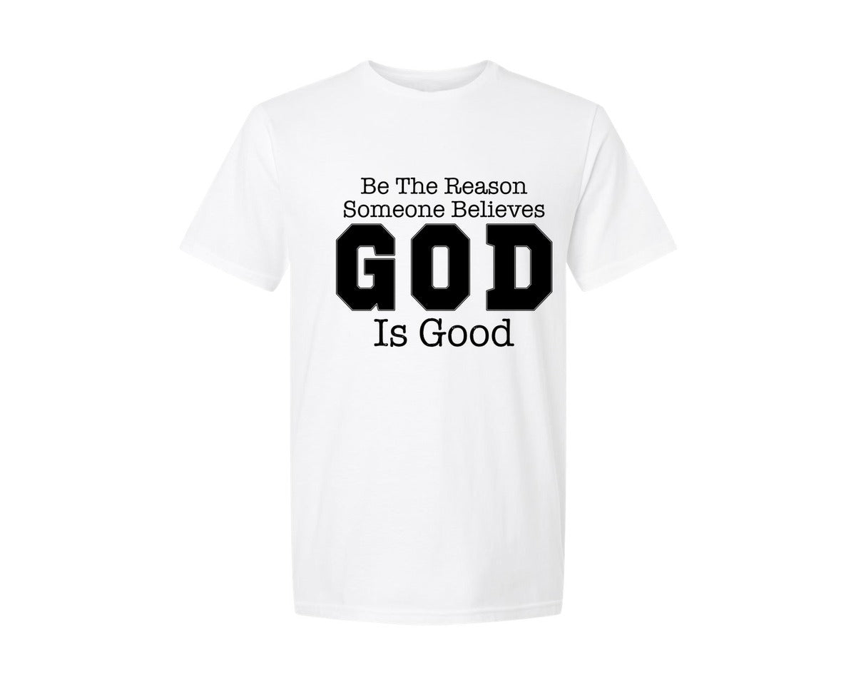brand:Generic|color:White|God Is Good All The Time Graphic T-Shirt