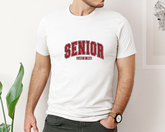 Senior Class Of 2026 Retro Varsity Graphic T-Shirt
