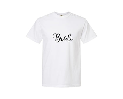 brand:Comfort Colors|color:White|Bride Wedding 2 Graphic T-Shirt