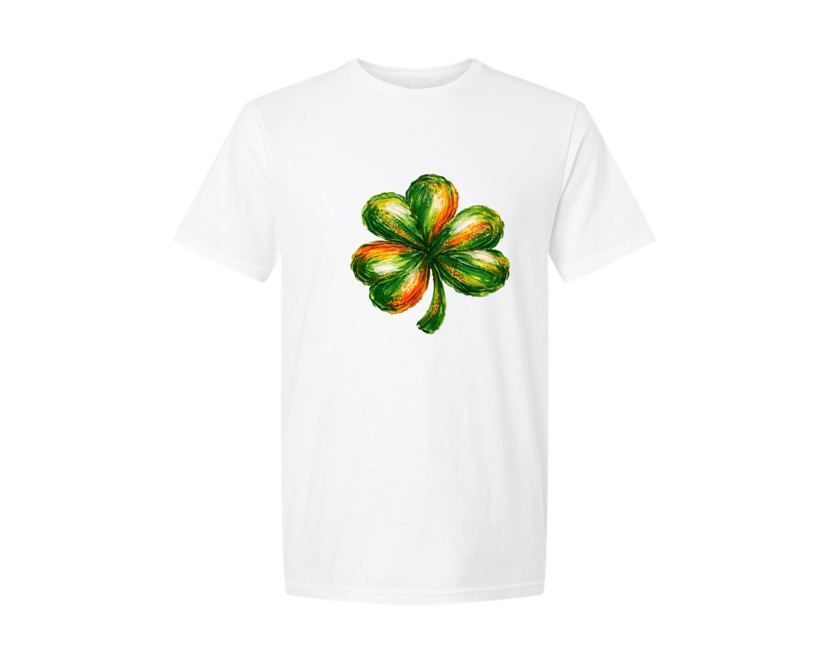 brand:Generic|color:White|St Patricks Day Shamrock 19 Graphic T-Shirt