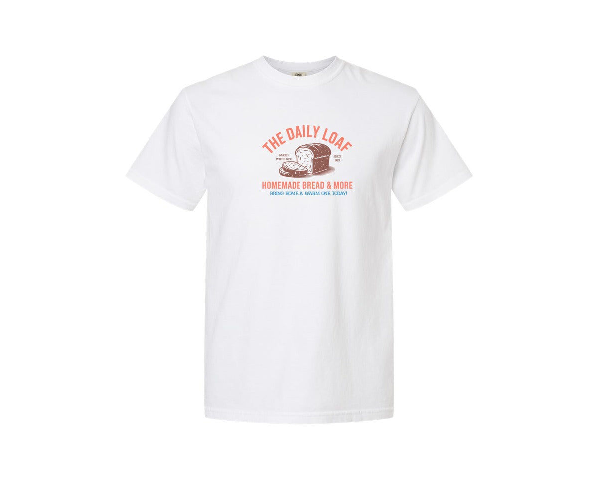 brand:Comfort Colors|color:White|Vintage Bread Shop Sign Design Graphic T-Shirt
