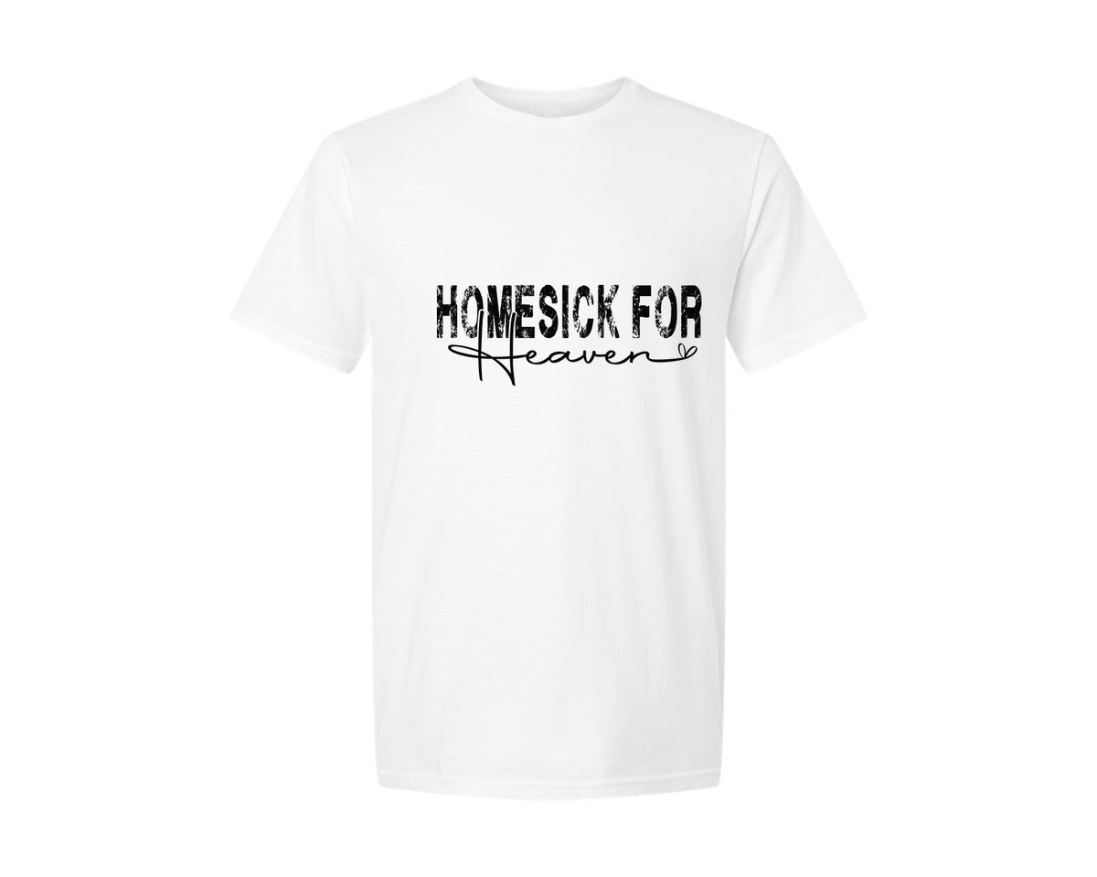 brand:Generic|color:White|Christian For Shirts Homesick Graphic T-Shirt