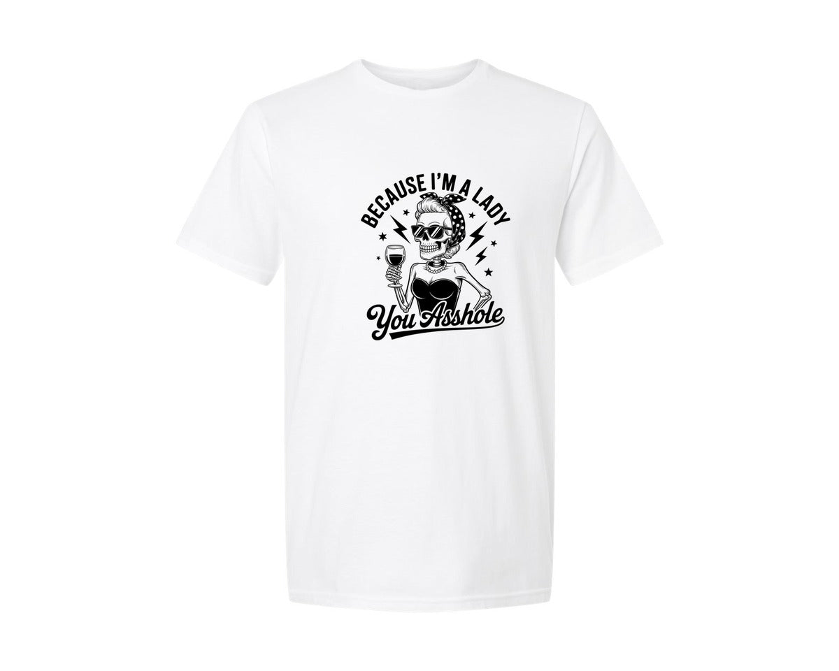 brand:Generic|color:White|Snarky Skeleton Sarcastic Skull 8 Graphic T-Shirt
