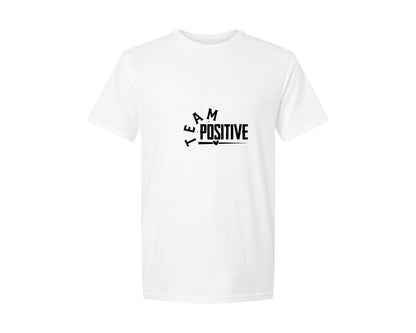 brand:Generic|color:White|Team Positive Inspirational Shirt Graphic T-Shirt