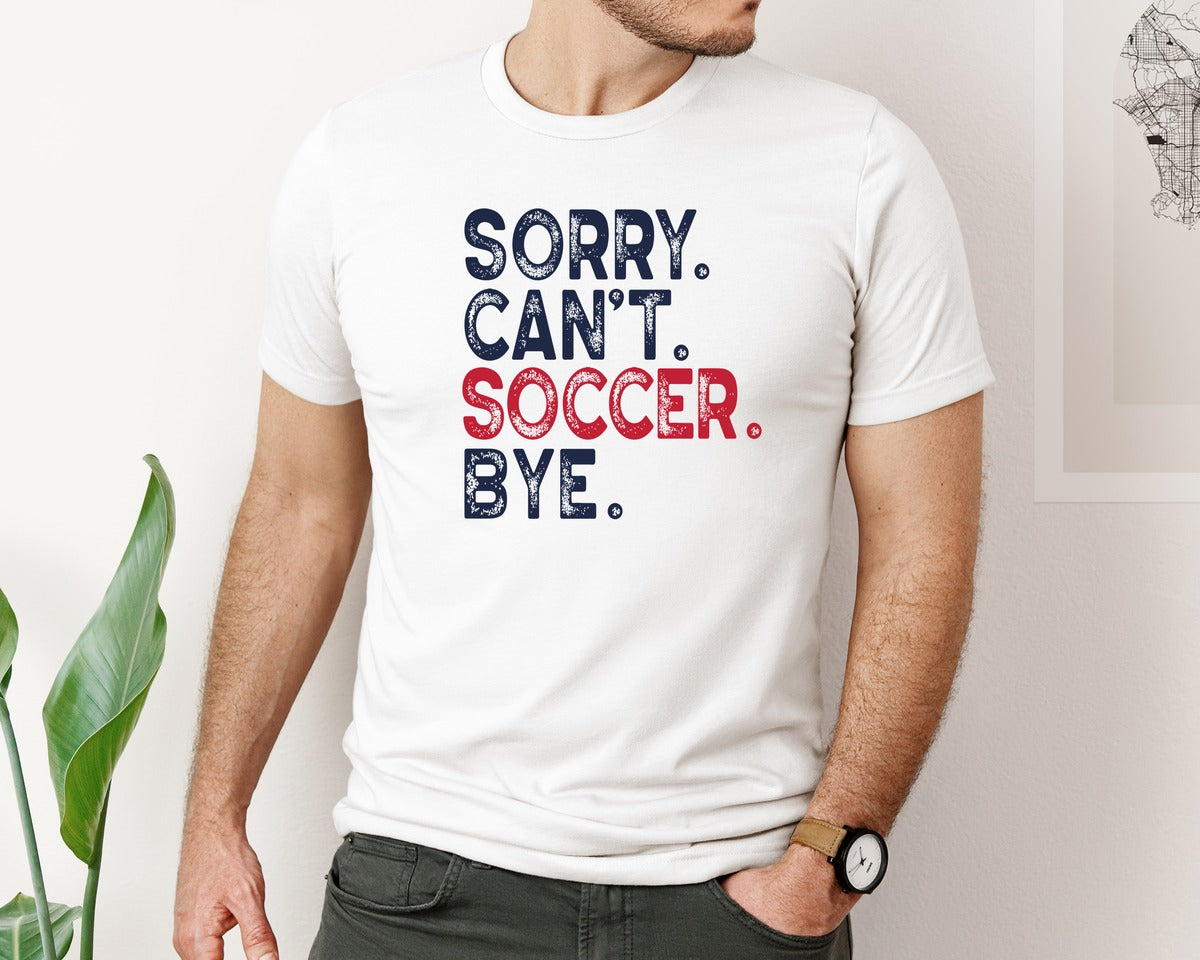 brand:Bella Canvas|color:White|Funny Soccer Mom Quote Graphic T-Shirt