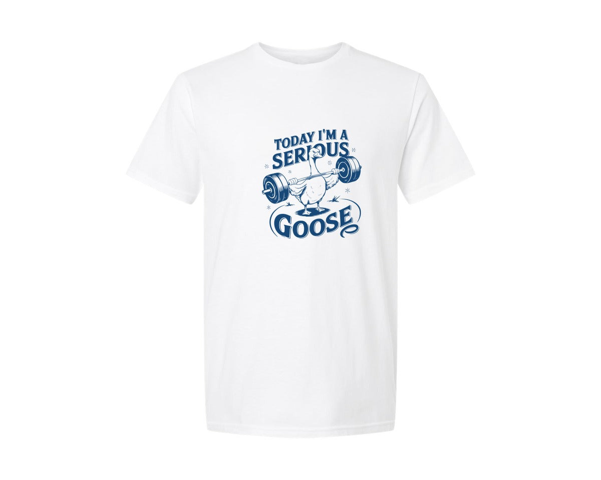 brand:Generic|color:White|Today Im A Serious Goose Bird T Shirt 2 Graphic T-Shirt