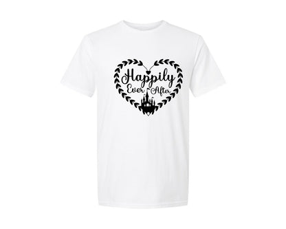 brand:Generic|color:White|Happily Ever After 2 Graphic T-Shirt