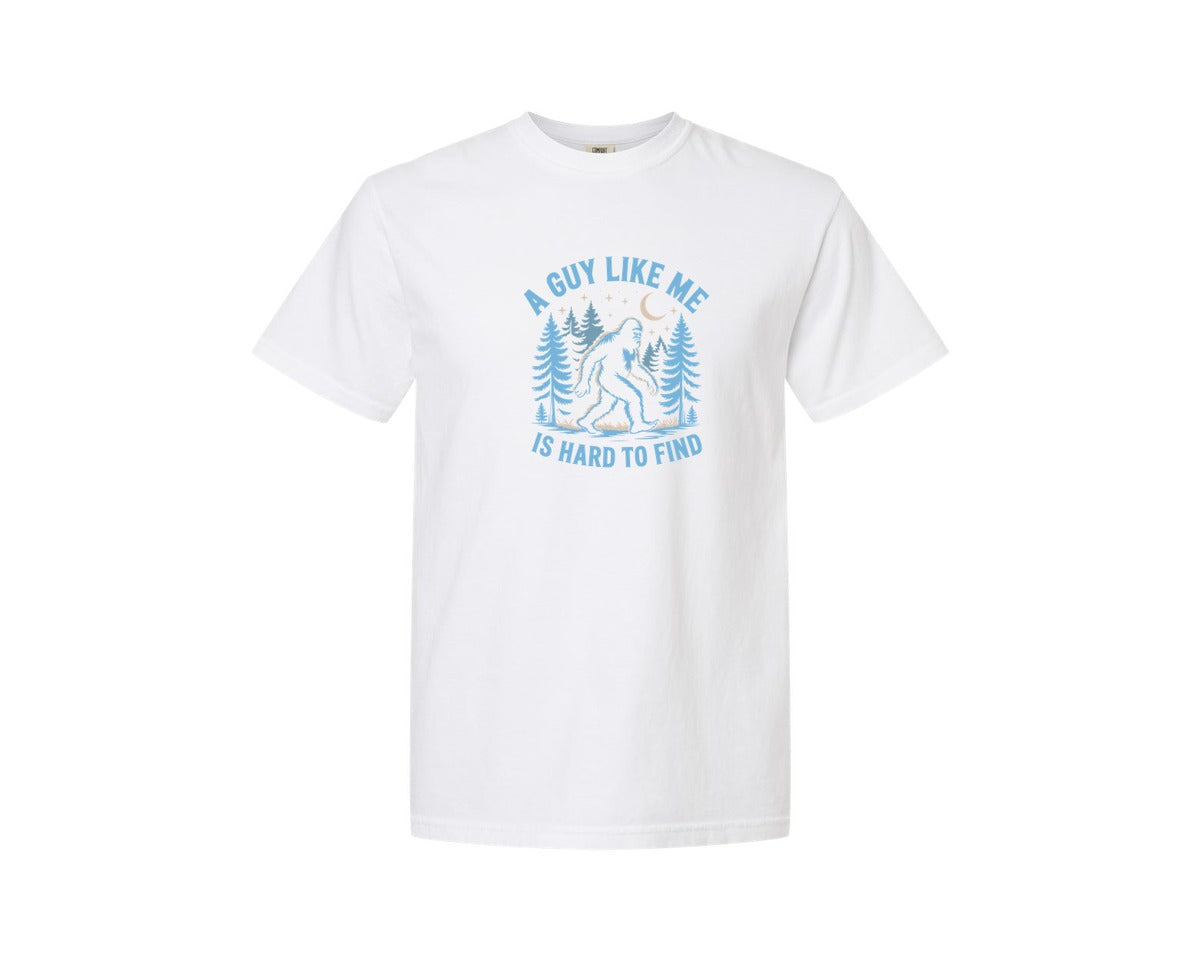 brand:Comfort Colors|color:White|Sasquatch Is Hard To Find Shirt Graphic T-Shirt
