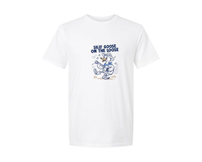 brand:Generic|color:White|Silly Goose On The Loose Graphic T-Shirt