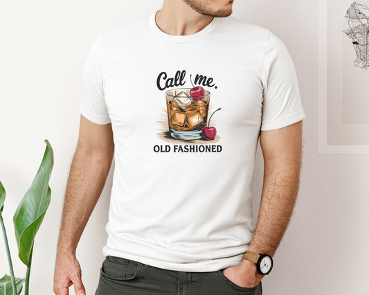 Call Me Old Fashioned Retro Whiskey 2 Graphic T-Shirt