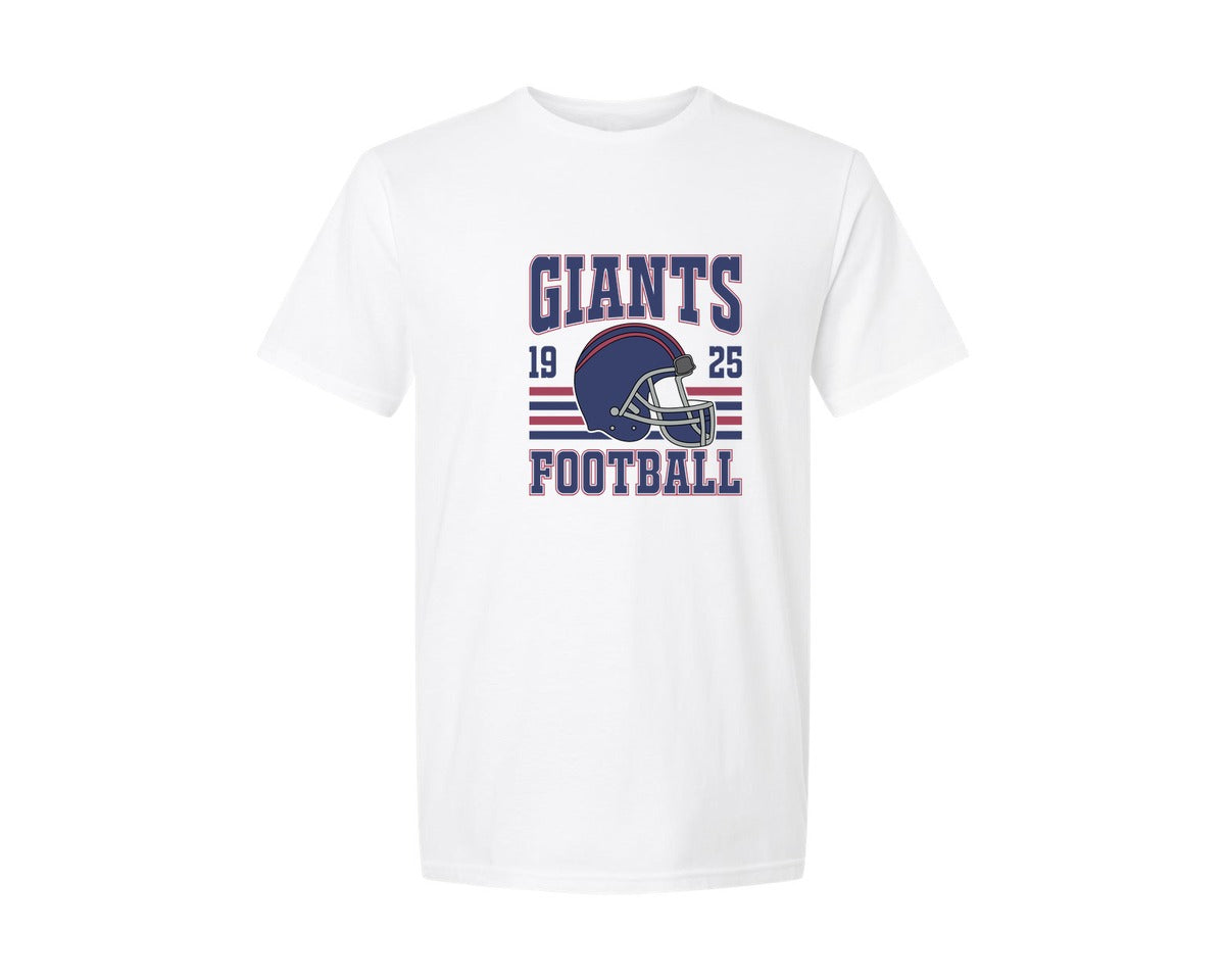 brand:Generic|color:White|Giants Football Graphic T-Shirt