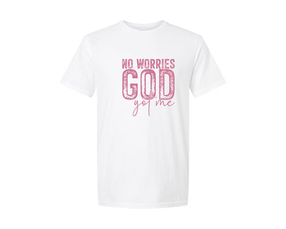 brand:Generic|color:White|Unafraidgod Got Me Christian Q Graphic T-Shirt